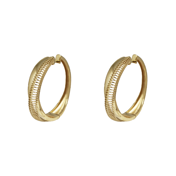 Brinco Argola Filigrana Ouro 18k
