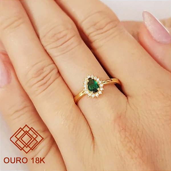 Anel Formatura Veterinária Ouro 18k Feminino - Sem emblema