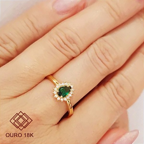 Anel Formatura Zootecnia Ouro 18k Feminino - Sem emblema