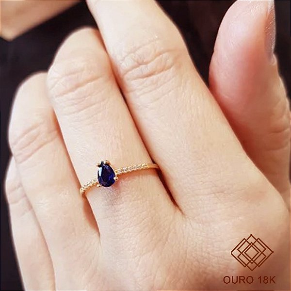 Anel Formatura Gestão Financeira Ouro 18k Feminino - Sem emblema