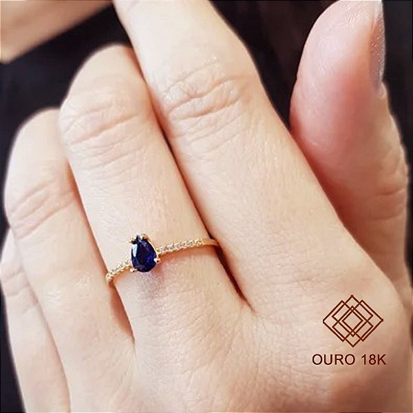 Anel Formatura Relações Públicas Ouro 18k Feminino - Sem emblema