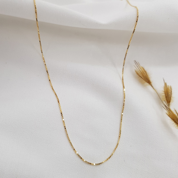 Cordão Veneziano Ouro 18k - 45cm