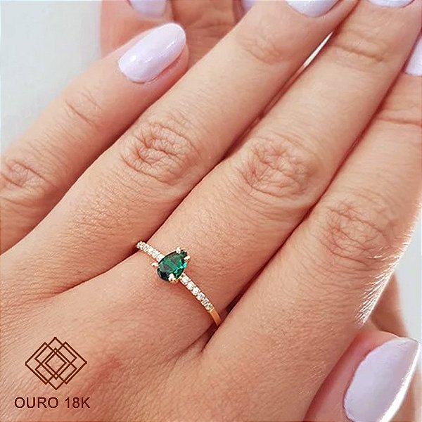 Anel Formatura Magistério Ouro 18k Feminino - Sem emblema