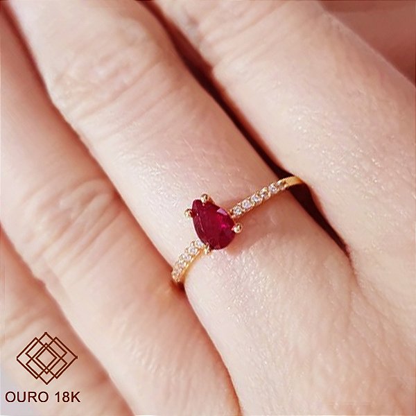 Anel Formatura Jornalismo Ouro 18k Feminino - Sem emblema