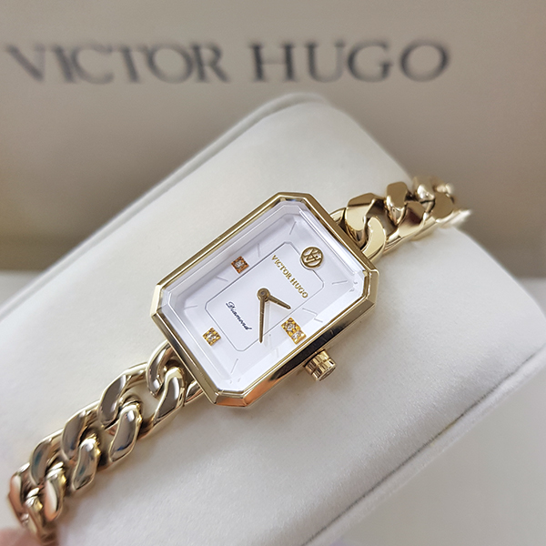 Relógio Victor Hugo Diamond Sapphire Crystal VLGSS0001 S1KX