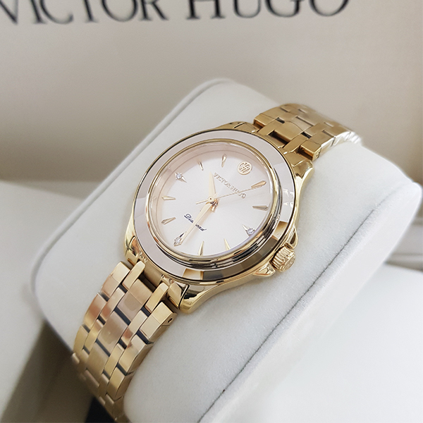 Relógio Victor Hugo Diamond Sapphire CrystalVFGSS0003 C1KX