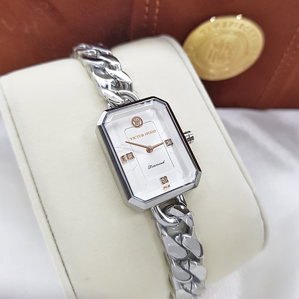 Relógio Victor Hugo Diamond Sapphire Crystal VLBSS0001 S1SX