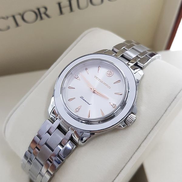 Relógio Victor Hugo Diamond Sapphire Crystal VFBSS0002 S1SX