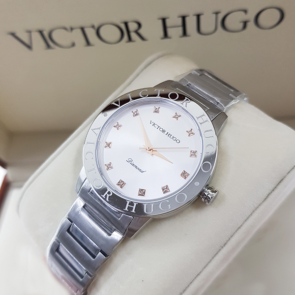 Relógio Victor Hugo Diamond Sapphire Crystal VFBSS0001 S1SX