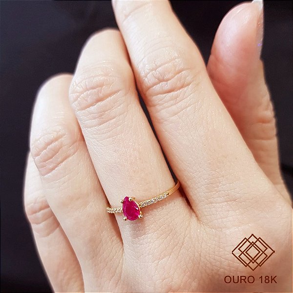 Anel Formatura Ciências Contábeis Ouro 18k Feminino - Sem emblema