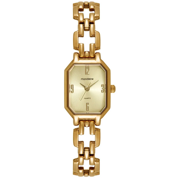 Relógio Mondaine Feminino Dourado 32975lpmvdm1