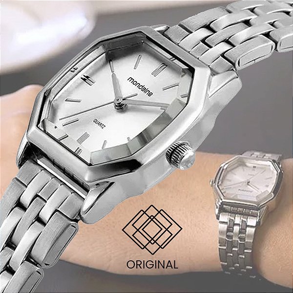 Relógio Mondaine Feminino Prata 32972l0mvne2
