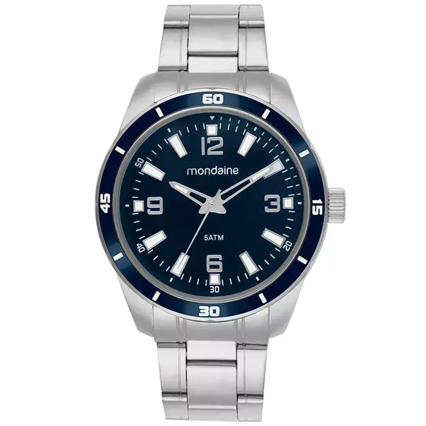Relógio Mondaine Masculino Prata 99834g0mvne2