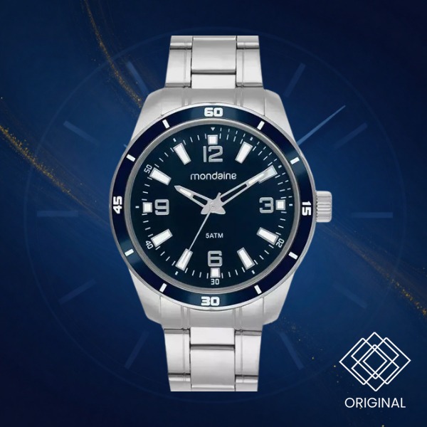 Relógio Mondaine Masculino Prata 99834g0mvne2
