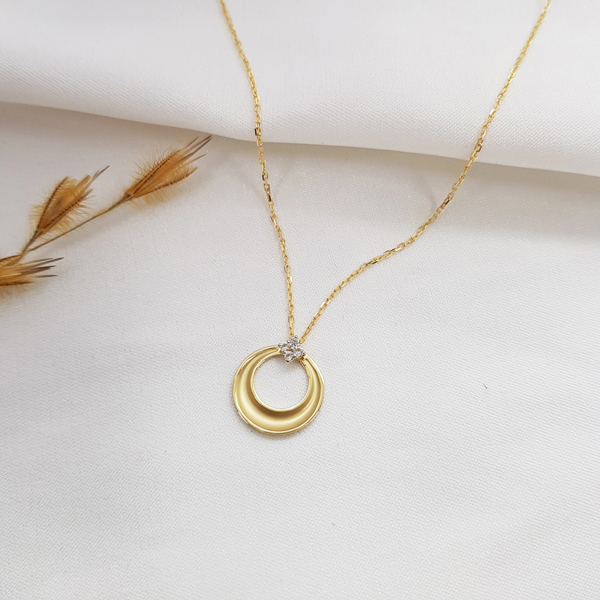 Gargantilha Elo Ouro 18k Topázio