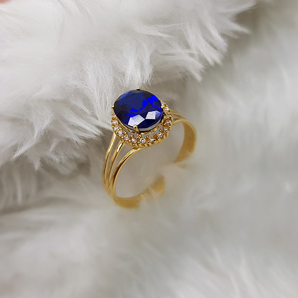 Anel Formatura Feminino Fonoaudiologia Ouro 18k - Sem emblema