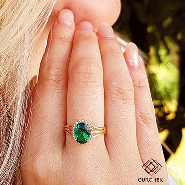 Anel Formatura Feminino Fisioterapia Ouro 18k - Sem emblema