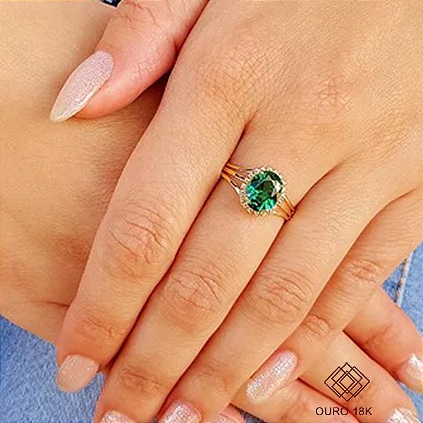 Anel Formatura Feminino Nutrição Ouro 18k - Sem emblema