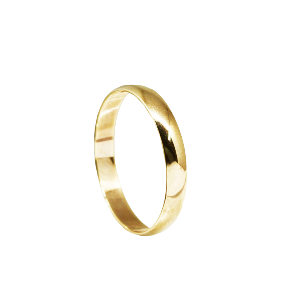 1 Aliança Casamento Ouro 10k