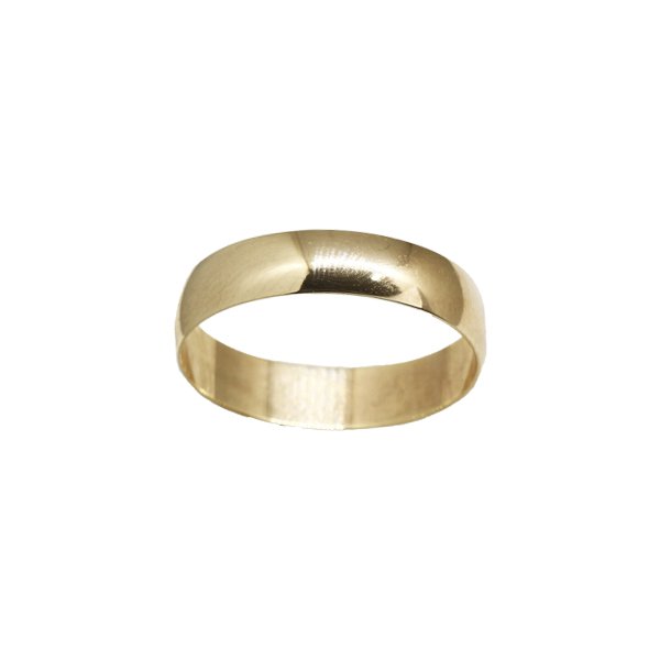 1 Aliança Casamento Ouro 10k