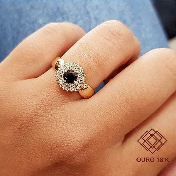 Anel Formatura Feminino Engenharia Ambiental Ouro 18k - Sem emblema