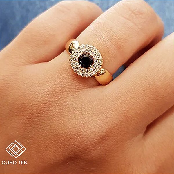 Anel Formatura Feminino Fonoaudiologia Ouro 18k - Sem emblema