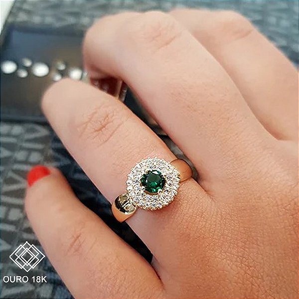 Anel Formatura Feminino Medicina Ouro 18k - Sem emblema