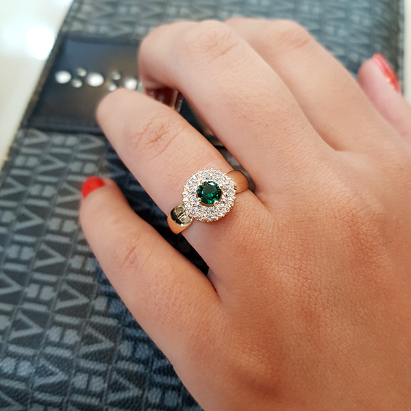 Anel Formatura Feminino Medicina Ouro 18k - Sem emblema