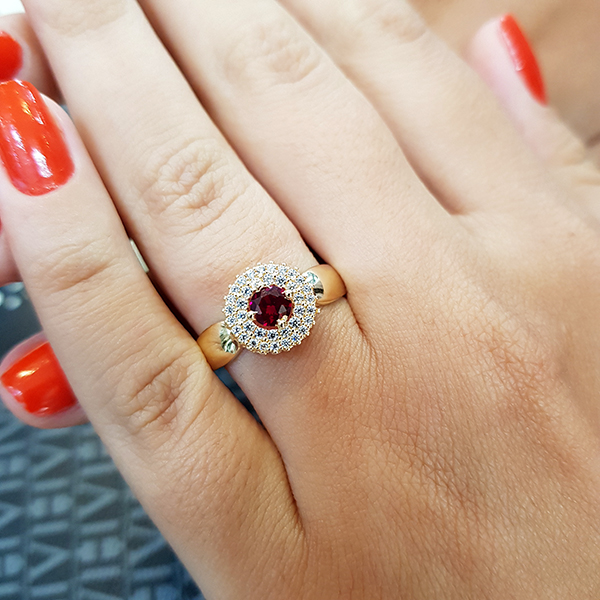 Anel Formatura Feminino Segurança do Trabalho Ouro 18k - Sem emblema