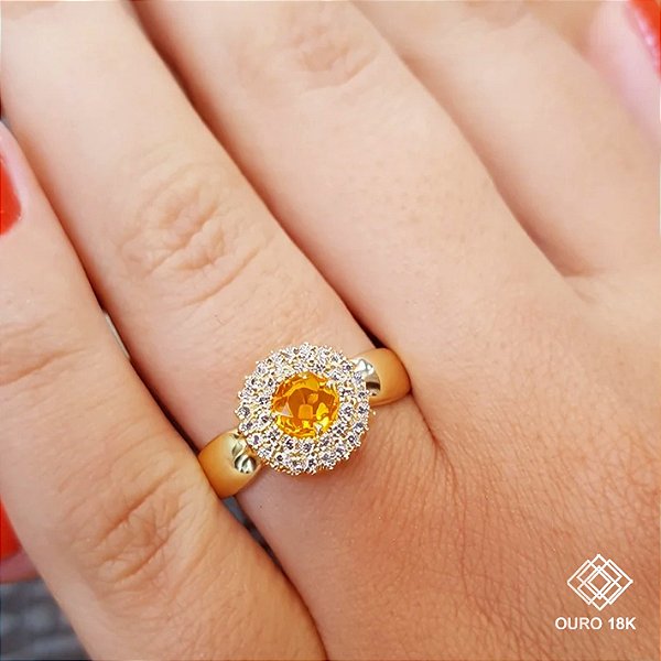 Anel Formatura Feminino Farmácia Ouro 18k - Sem emblema