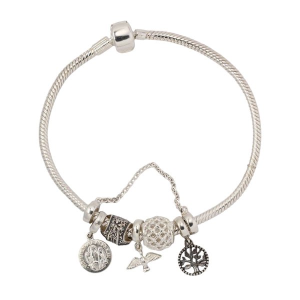 Pulseira Berloques Prata 925