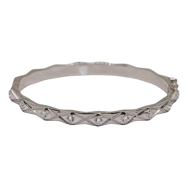 Bracelete Prata 925 Zircônia