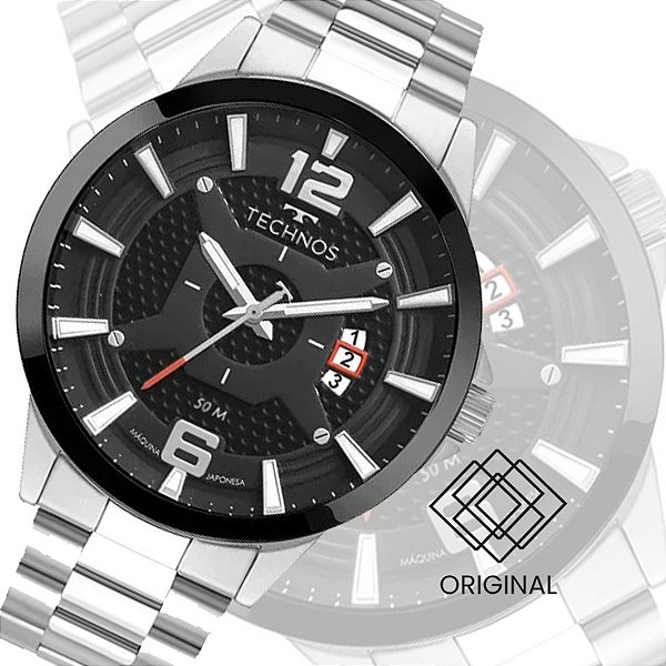 Relógio Technos Masculino Racer Prata 2117lbvs/1p
