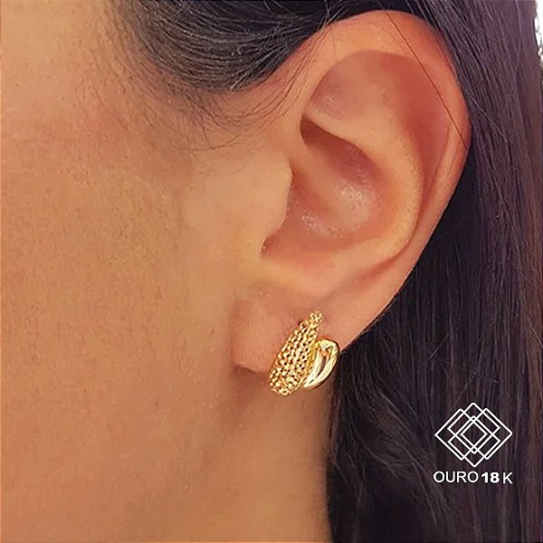 Brinco Bold Ouro 18k
