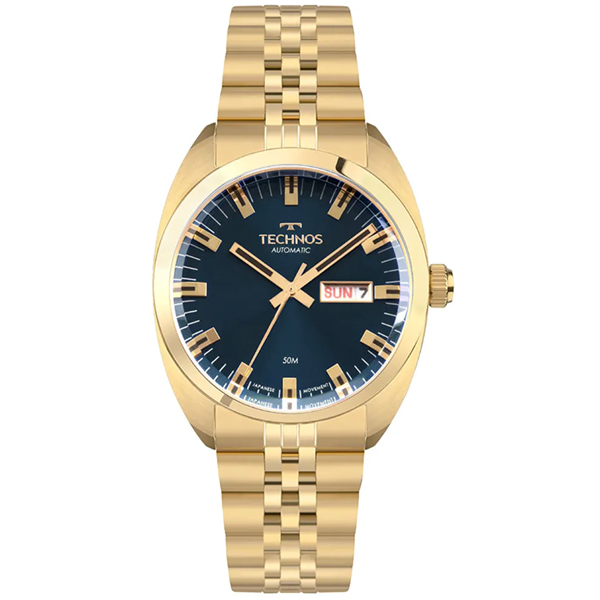 Relógio Technos Masculino Automatico Dourado 8205ON/1A