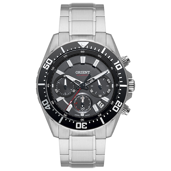 Relógio Orient Masculino Prata Solar Tech Mbssc288/p1sx