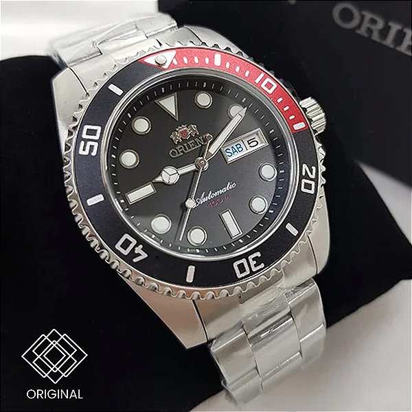 Relógio Orient Submariner Automático Prata Masculino 469ss068nh