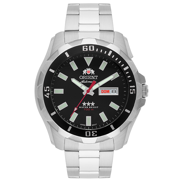 Relógio Orient Automático Prata Masculino 469ss078nhd1sx