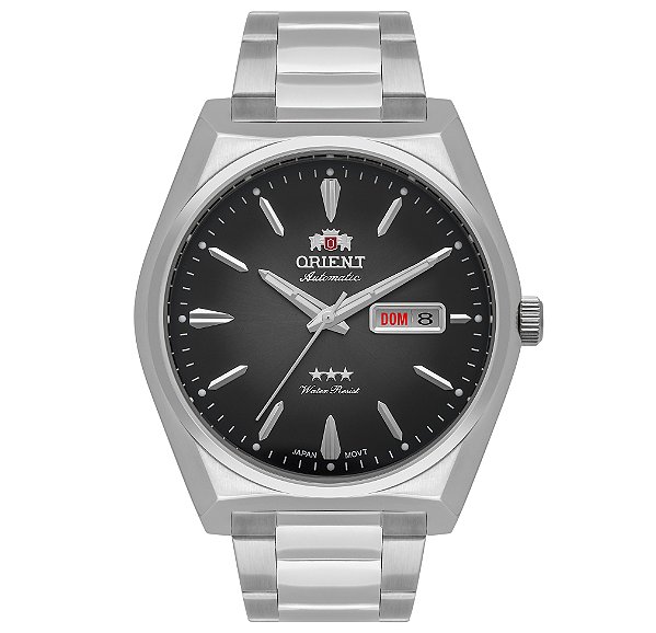 Relógio Orient Automático Prata Masculino F49ss013nhp1sx
