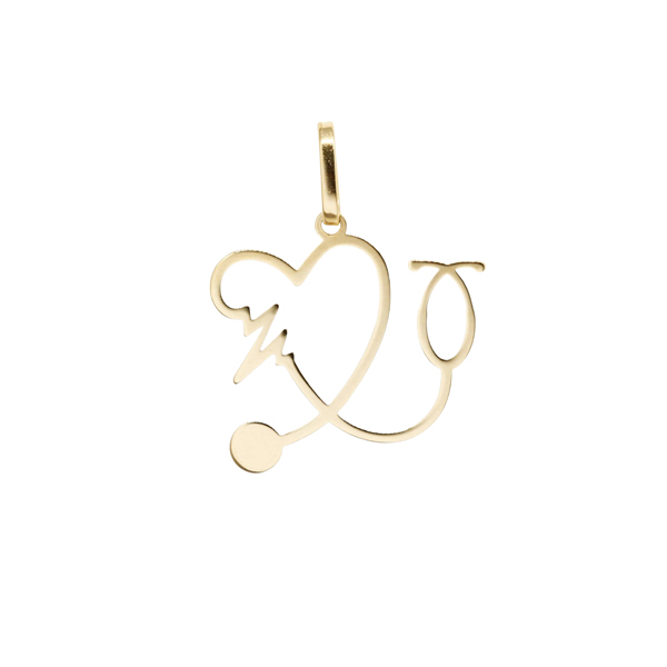 Pingente Medicina Formatura Ouro 18k