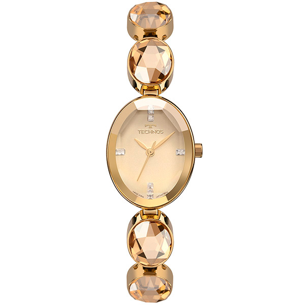 Relógio Technos Elegance Crystal Dourado 2036mtv/1d