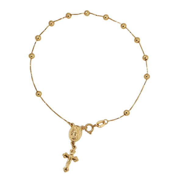Pulseira Terço Ouro 18k