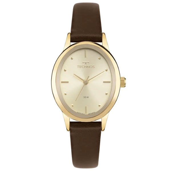 Relógio Technos Feminino Style Dourado 2035nfk/0x