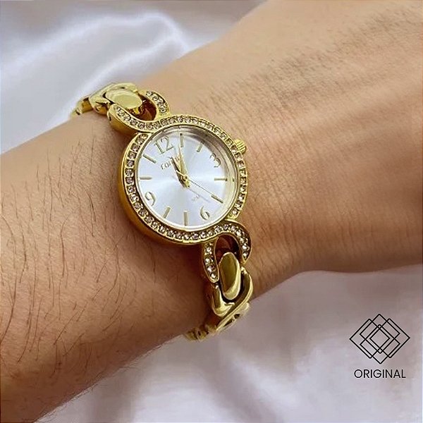 Relógio Condor Feminino Dourado Co2035nyx/5k