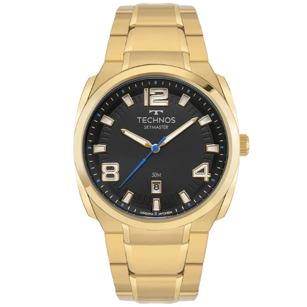 Relógio Technos Masculino Dourado 2315lbh/1p