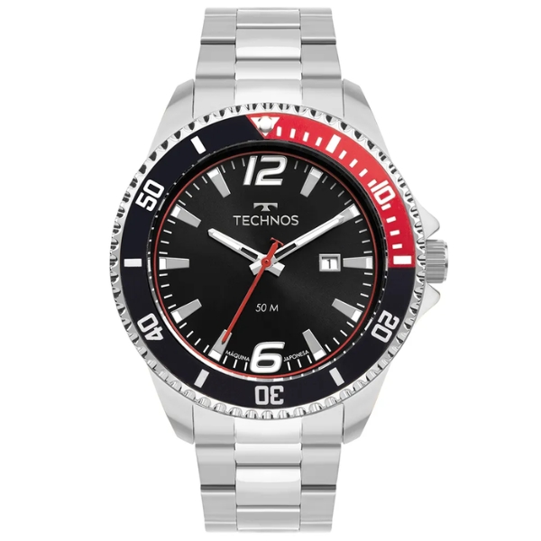 Relógio Technos Masculino Racer Prata 2115udb/1p