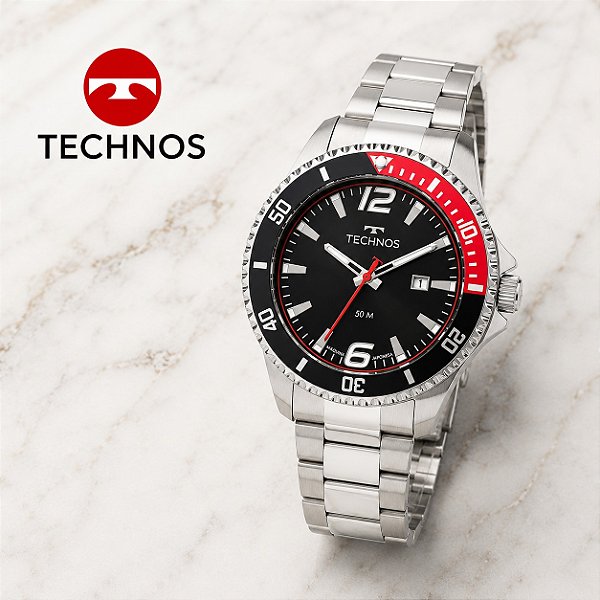 Relógio Technos Masculino Racer Prata 2115udb/1p