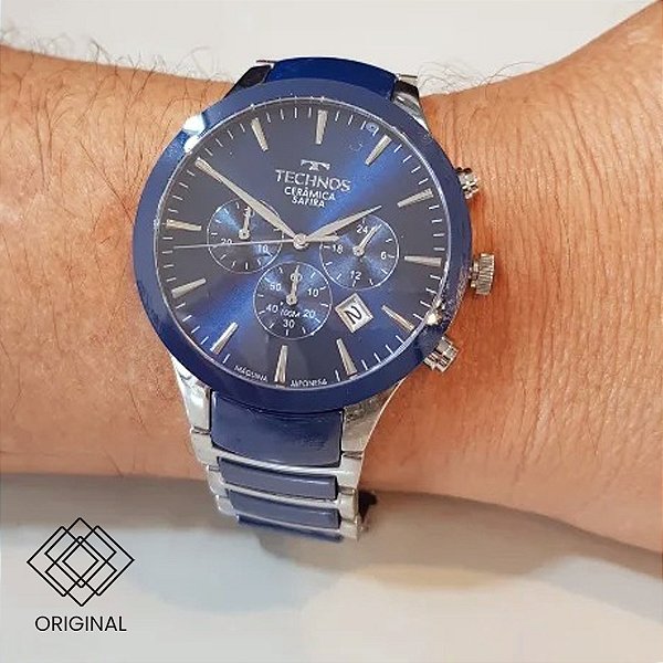 Relógio Technos Masculino Cerâmica Js25bdc/2a