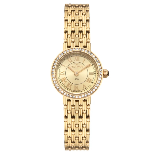 Relógio Technos Feminino Dourado 2025luy/1x