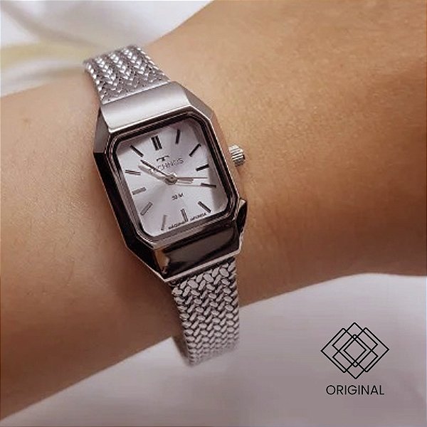Relógio Technos Feminino Prata 5y30xu/1k